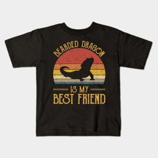 Bearded Dragon Is My Best Friend Kids T-Shirt